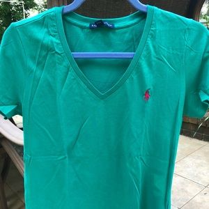Polo Ralph Lauren tshirt; medium; sea green